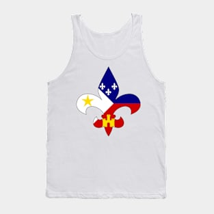 Cajun Fleur De Lis Tank Top